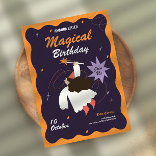 Magical Witch Birthday Invitation