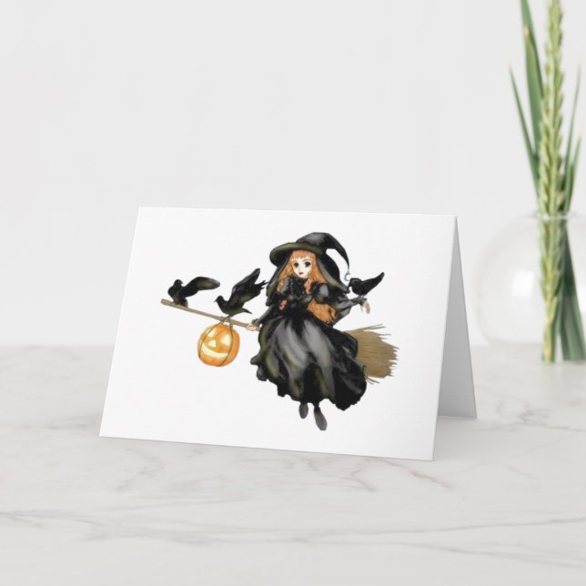 Magical Witch Card (Front)