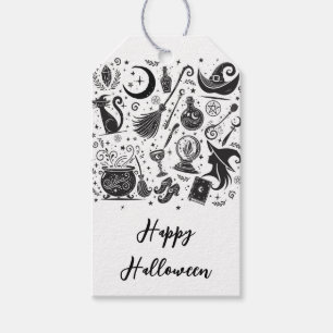 Magical Witch Whimsical Wiccan Pagan Party Gift Tags