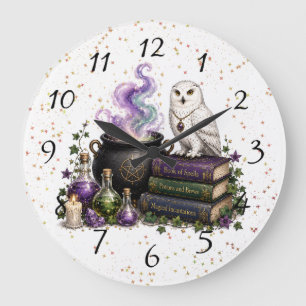 Magical Witches & Wizard Birthday Party Gift Large Clock