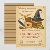 Magical Wizard and Witches Birthday