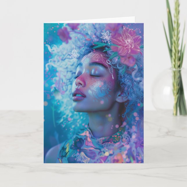 *~* Magical Woman SC4 Esoteric BLANK Thank You Card (Front)