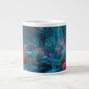 Magical Woodland Scene with Deer Coffee Mug