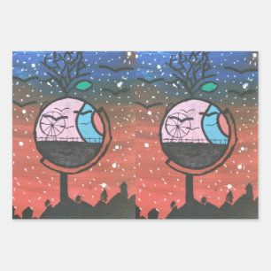 Magical World Wrapping Paper Sheet