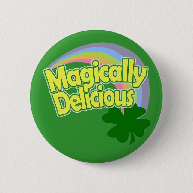 Magically Delicious Button Pin (Front)