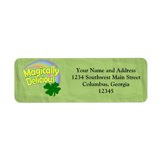 Magically Delicious Return Address Label