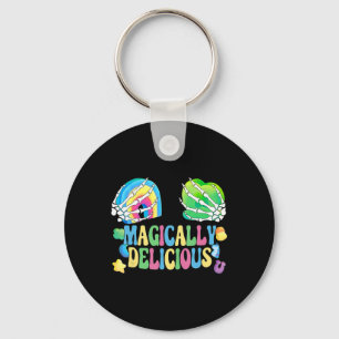 Magically Delicious Shamrock Breast St Patricks Da Key Ring