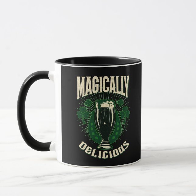 Magically Delicious St. Patrick’s Day Irish Stout Mug (Left)