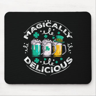 Magically Delicious St Patricks Day Drinking Beer  Mouse Mat