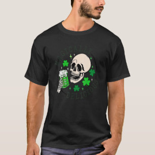 Magically Delicious St Patrick's Day Skeleton Skul T-Shirt
