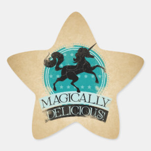 Magically Delicious (Unicorn Meat) Vintage Star Sticker