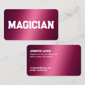 Magician Business Card