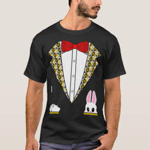Magician Costume Funny Tuxedo For Kids Adults T-Shirt