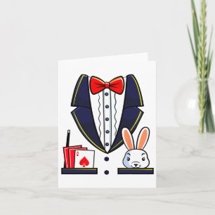 Magician Costume Halloween Magic Show Men Women Ki Card