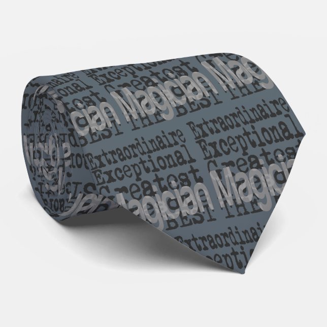 Magician Extraordinaire Tie (Rolled)