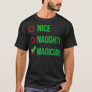 Magician Funny Pajama Christmas Gift T-Shirt