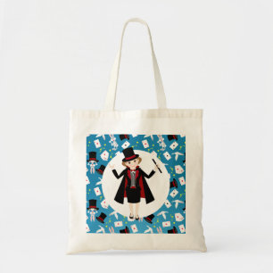 Magician Girl Show Birthday Party Tote Bag