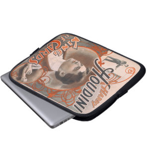 Magician Harry Houdini The King Of Cards Laptop Sleeve