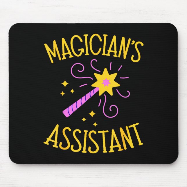 Magician Istant Costume Kids Men Women Birthday Ch Mouse Mat (Front)