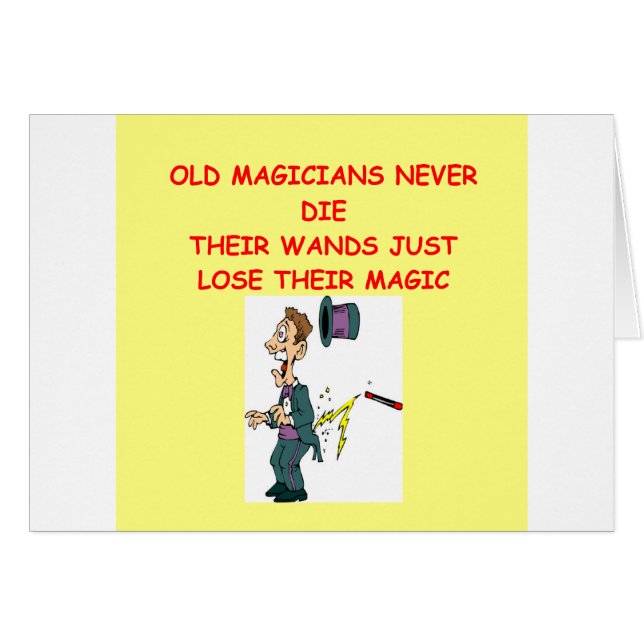 magician joke (Front Horizontal)