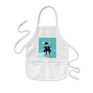 Magician kid birthday party kids apron