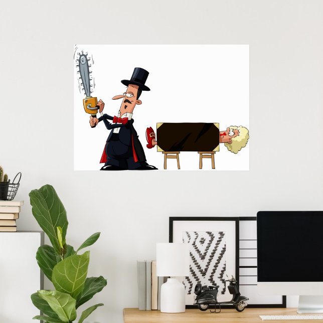 Magician Performing Poster (Creator Uploaded)