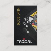 Magician Poker  Business Card