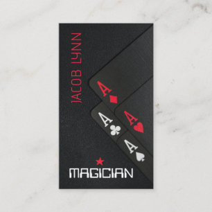 Magician Poker  Business Card