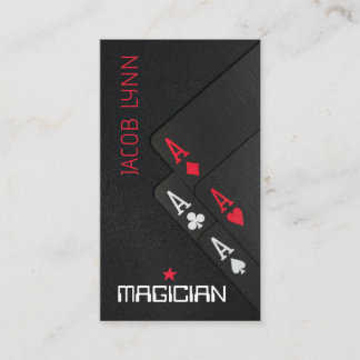 Magician Poker  Business Card