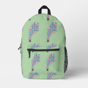 Magician Rabbit Bubble Explosion Whimsical Magic Printed Backpack
