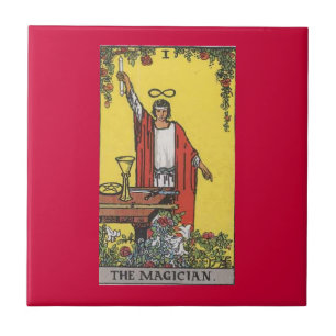 Magician tarot card image tile