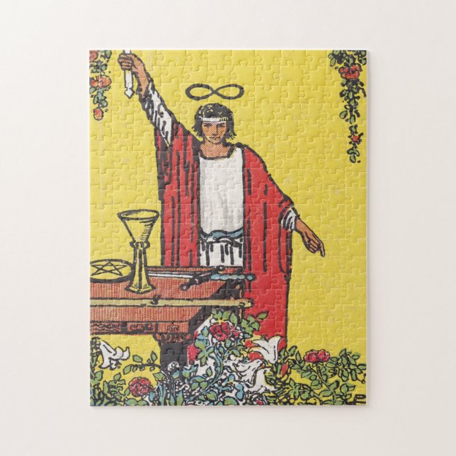 Magician Tarot Card Jigsaw Puzzle (Vertical)