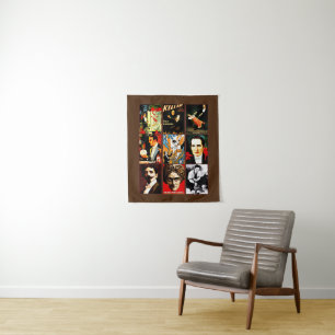 magicians illusionists psychics side show freaks tapestry