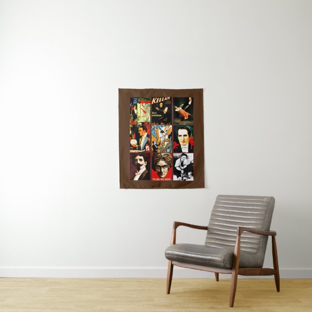 magicians illusionists psychics side show freaks tapestry (In Situ)