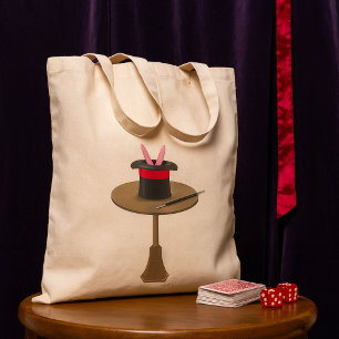 Magicians Rabbit In A Hat Tote Bag