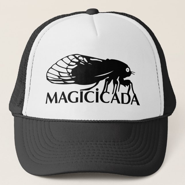 Magicicada - Cicada - Cool Bugs get a Buzz On! Trucker Hat (Front)