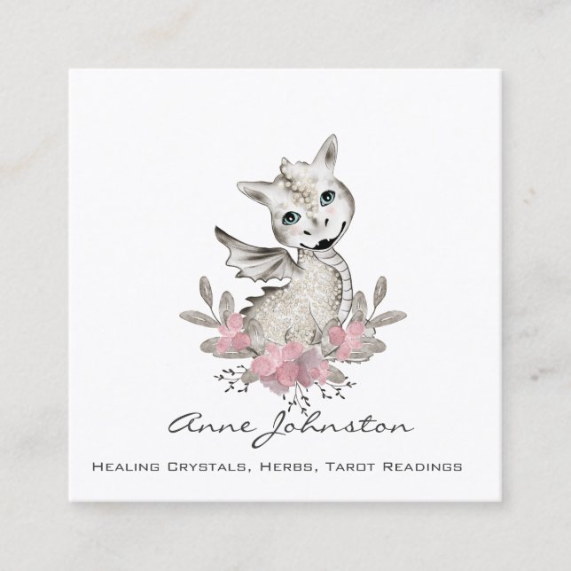 Magick  Baby Dragon Business Card (Front)