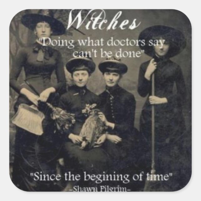 Magick - Doing What Can't Be Done Square Sticker (Front)