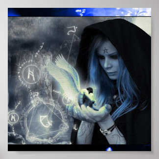 Magick In Her Hands Poster