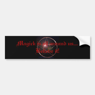 Magick is all around Sticker