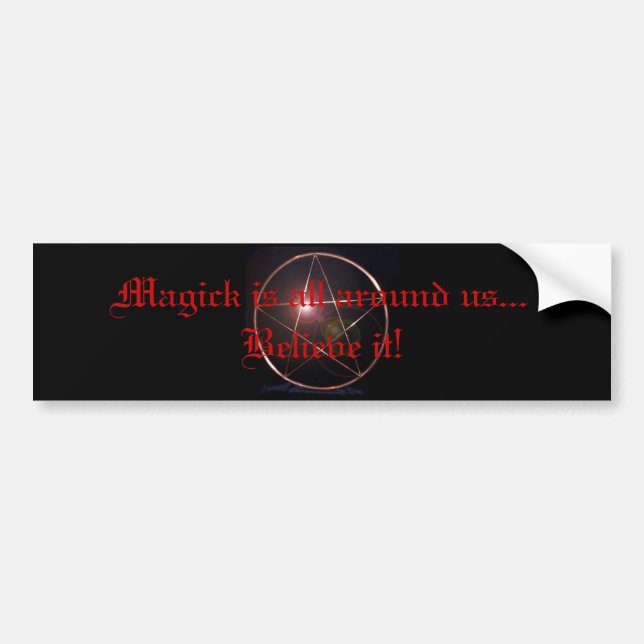 Magick is all around Sticker (Front)
