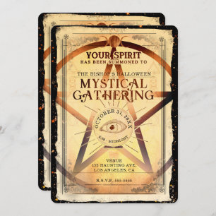 Magick Mystical Gathering Fortune Teller Eye Party Invitation