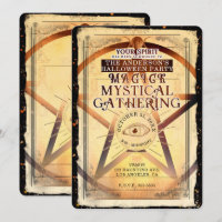 Magick Mystical Gathering Fortune Teller Eye Party