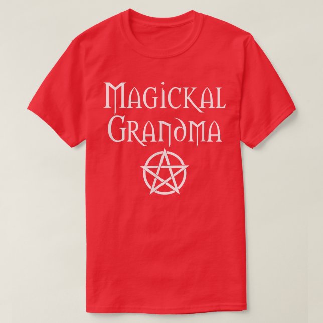 Magickal Grandma Cheeky Witch Wiccan Pagan Mother' T-Shirt (Design Front)