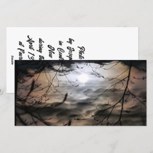 Magickal Moonscape (blank inside) Holiday Card