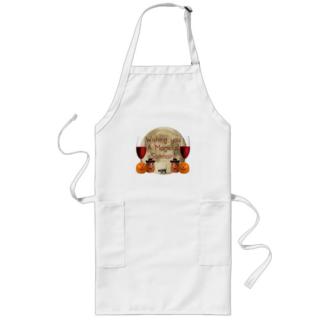 Magickal Samhain Long Apron (Front)