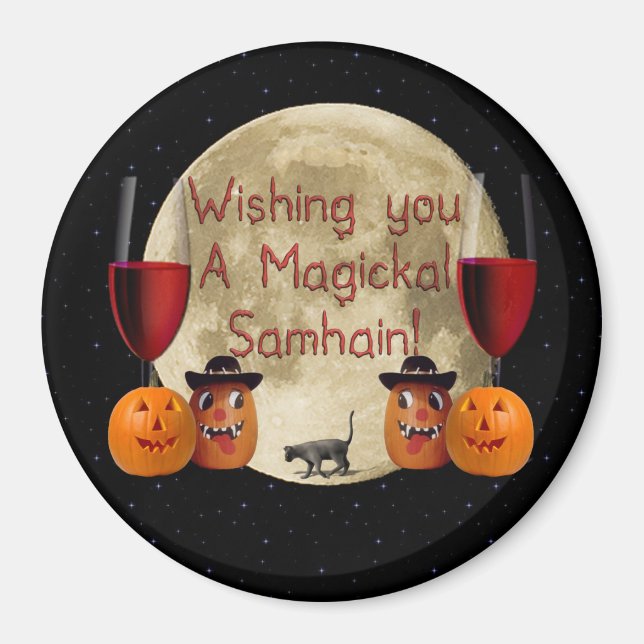 Magickal Samhain Magnet (Front)
