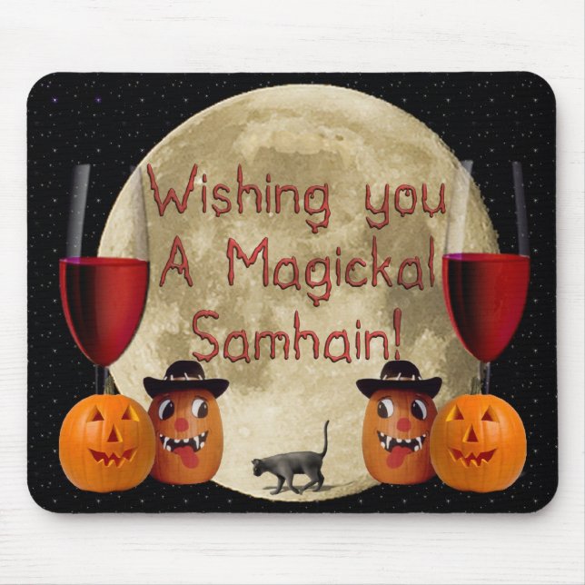 Magickal Samhain Mouse Mat (Front)