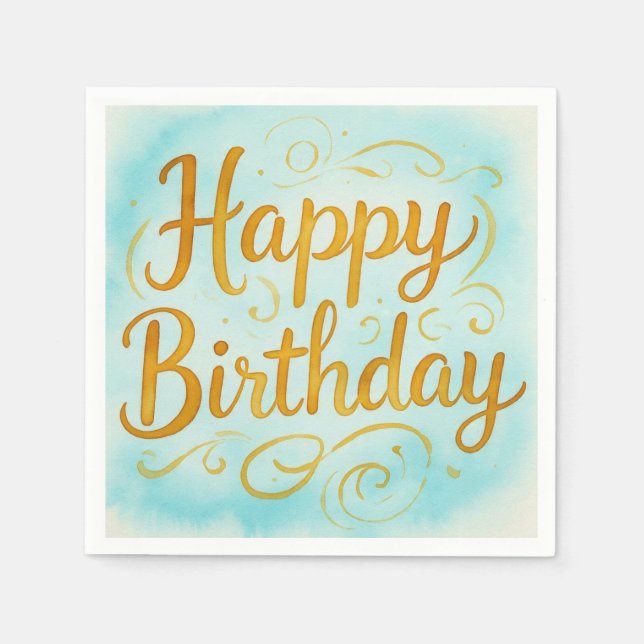 MagickalBirthdays  Napkin (Front)