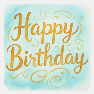 MagickalBirthdays Square Sticker